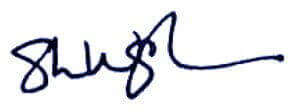 Shawn M. Weigel Signature